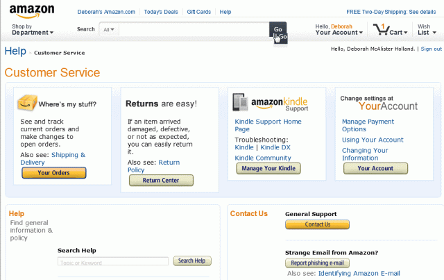 Amazon Complaint 1