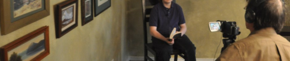 Kameron Badgers taping an audition