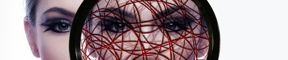 Privacy graphic over woman's face from Pixabay