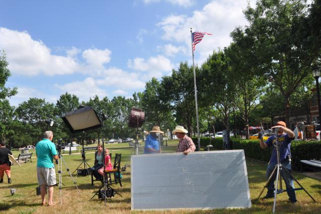 rew setting up Color Me You