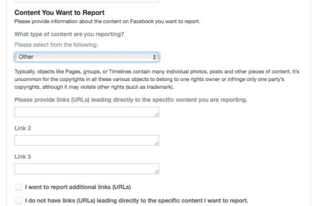 How to report copyright violations on Facebook