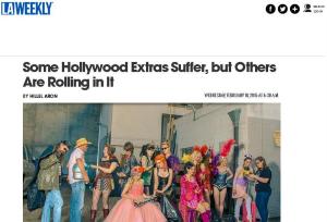 LA Weekly Article about Screen Extras